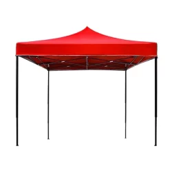 Toldo plegable 3x3 metros rojo